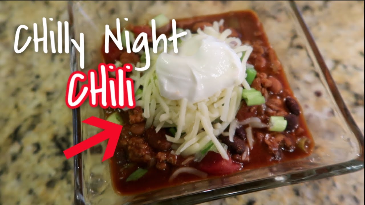 CHILLY NIGHT CHILI| EASY HOMEMADE CHILI | MOM OF 9
