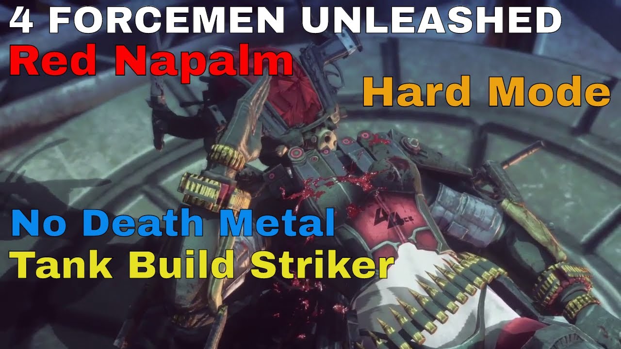 LET IT DIE Red Napalm Hard Mode Kill No Death Metals Used Tank Build Striker