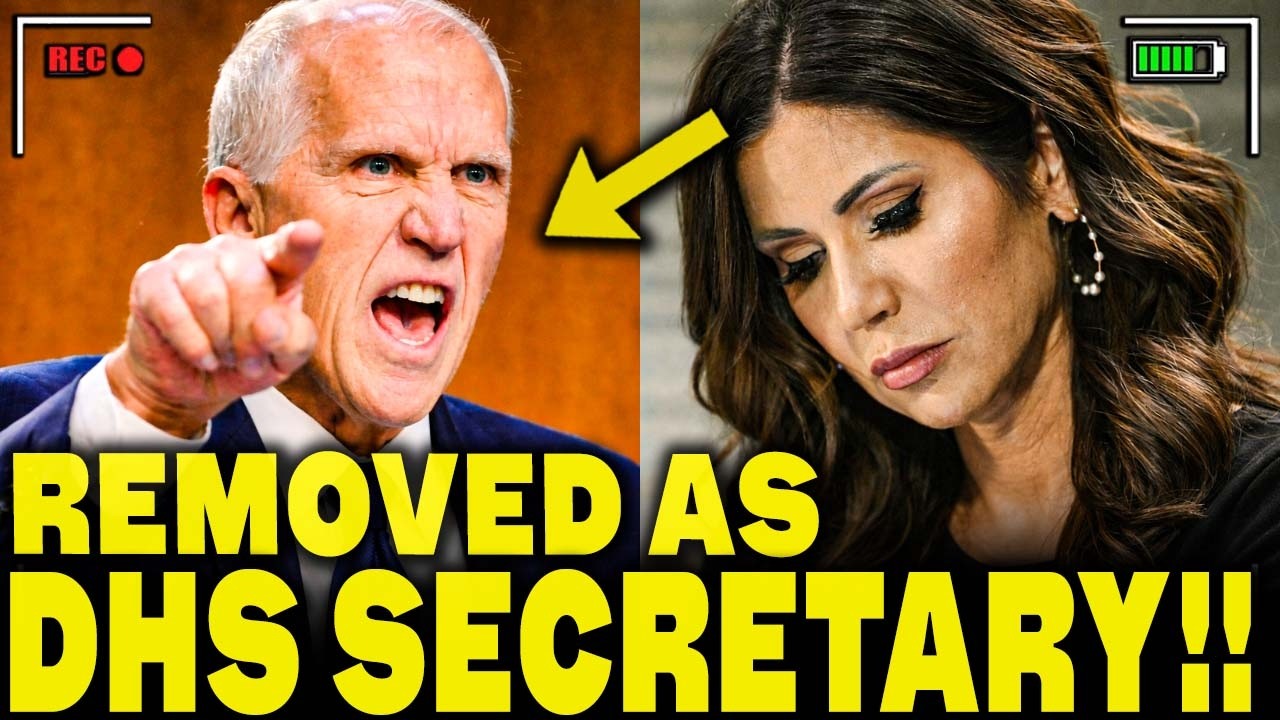 JUST IN: Thom Tillis Calls Kristi Noem Leadership A Complete Disaster!