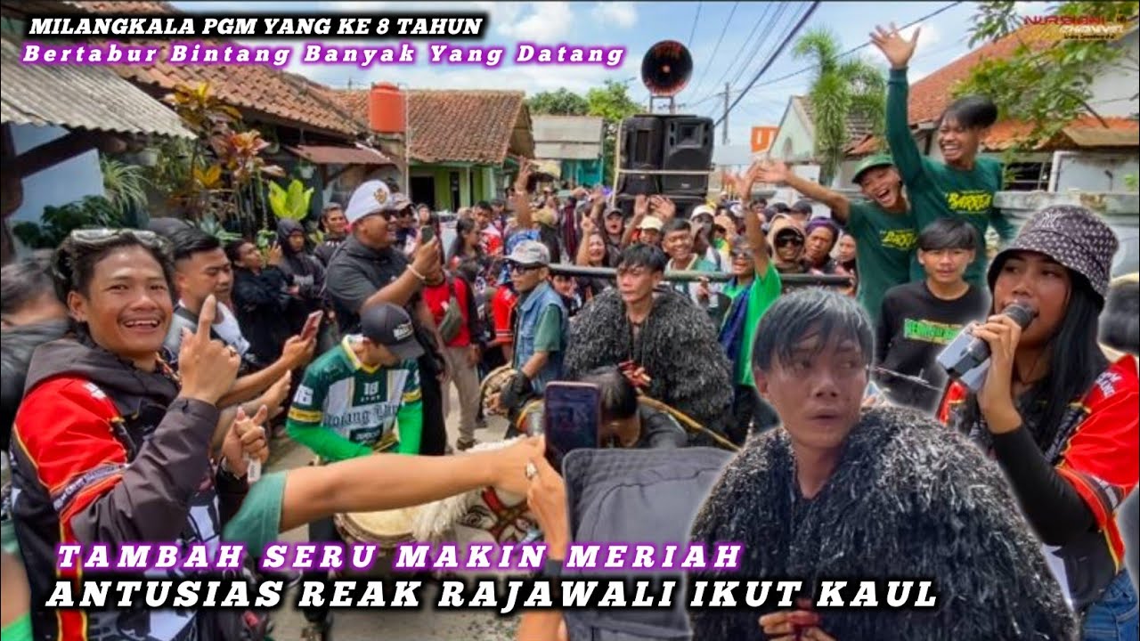 BERTABUR BINTANG DI ACARA ULANG TAHUN PGM❗️TAMBAH SERU KEDATANGAN ANAK-ANAK REAK RAJAWALI SPMS 