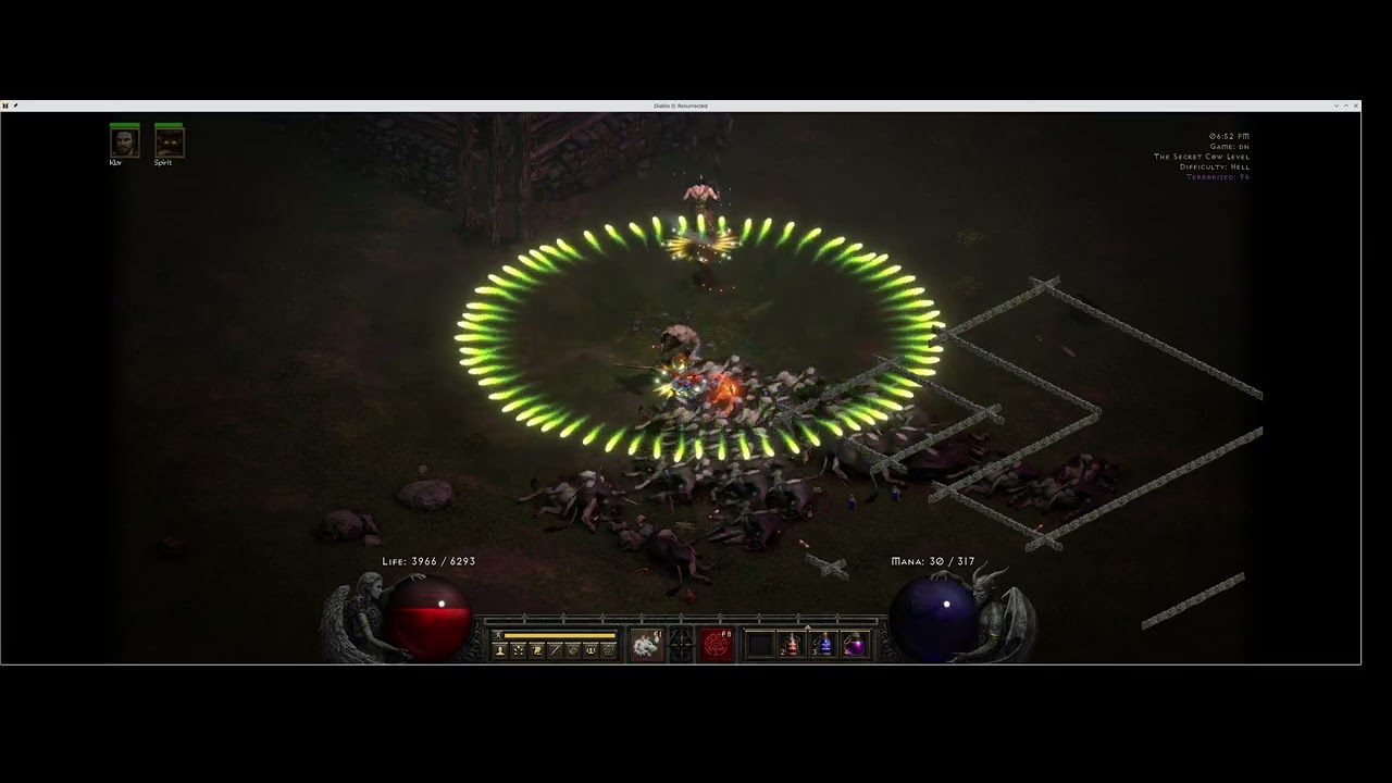 D2R : 102k Rabies Druid in Cow Level.