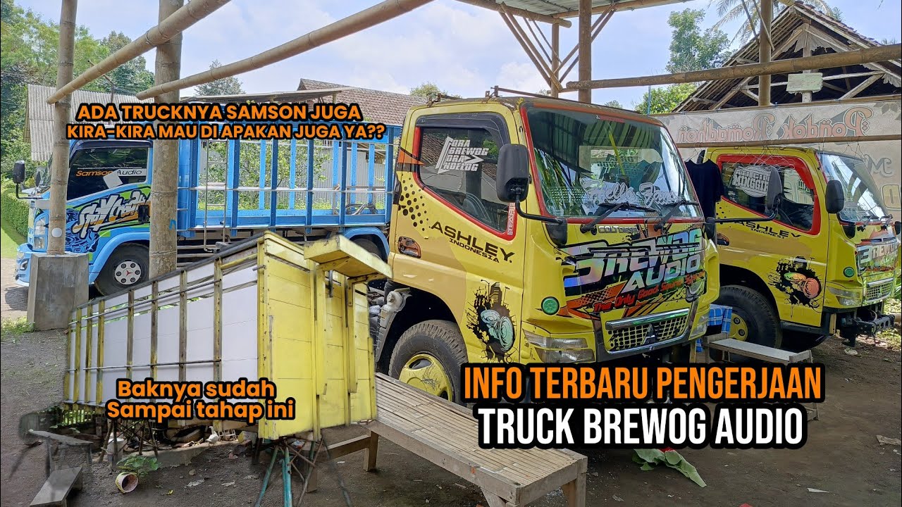 INFO TERBARU DARI PENGERJAAN TRUCK BREWOG AUDIO