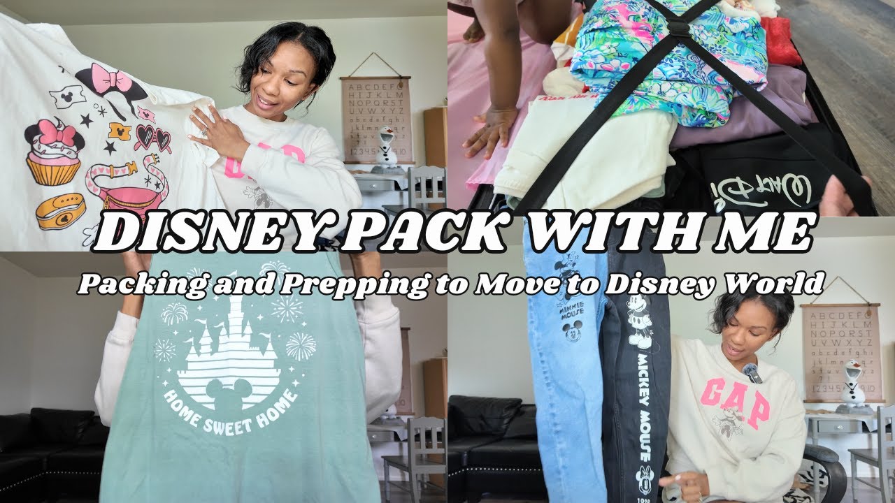 Disney Pack With Me & Prepping to Move to Florida | Part One