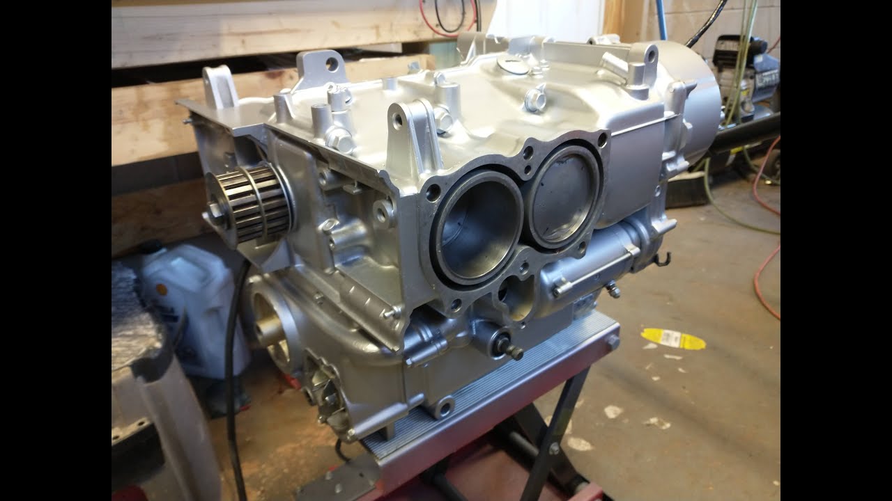 HONDA GOLDWING GL1100, INSTALL WATER PUMP AND FRONT COVER