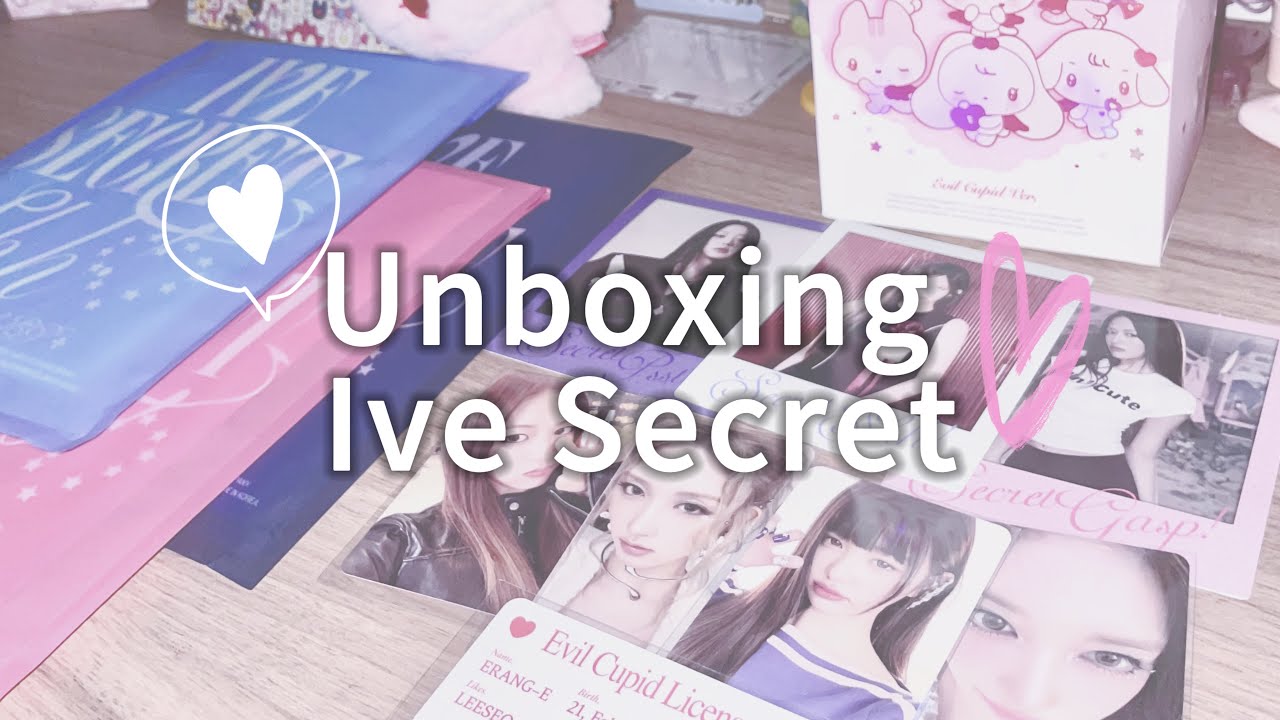 [UNBOXING] [DIVE LOG] IVE SECRET - ALGO INESPERADO ACONTECEU! - KPOP ALBUM