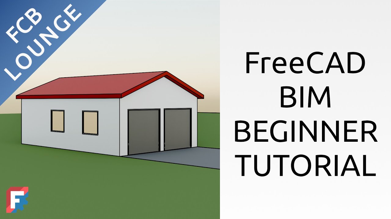 FreeCAD BIM Beginner Tutorial | Create a Garage Building