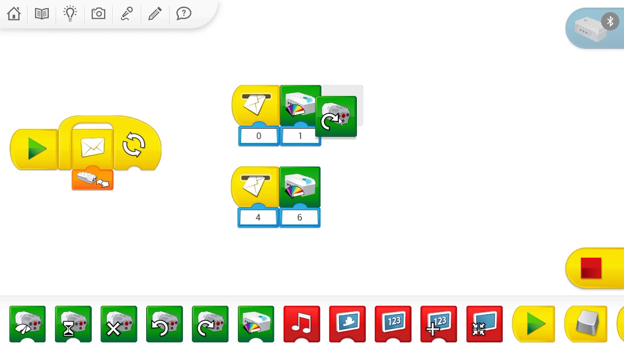 Циклы и ветвления в Wedo 2.0