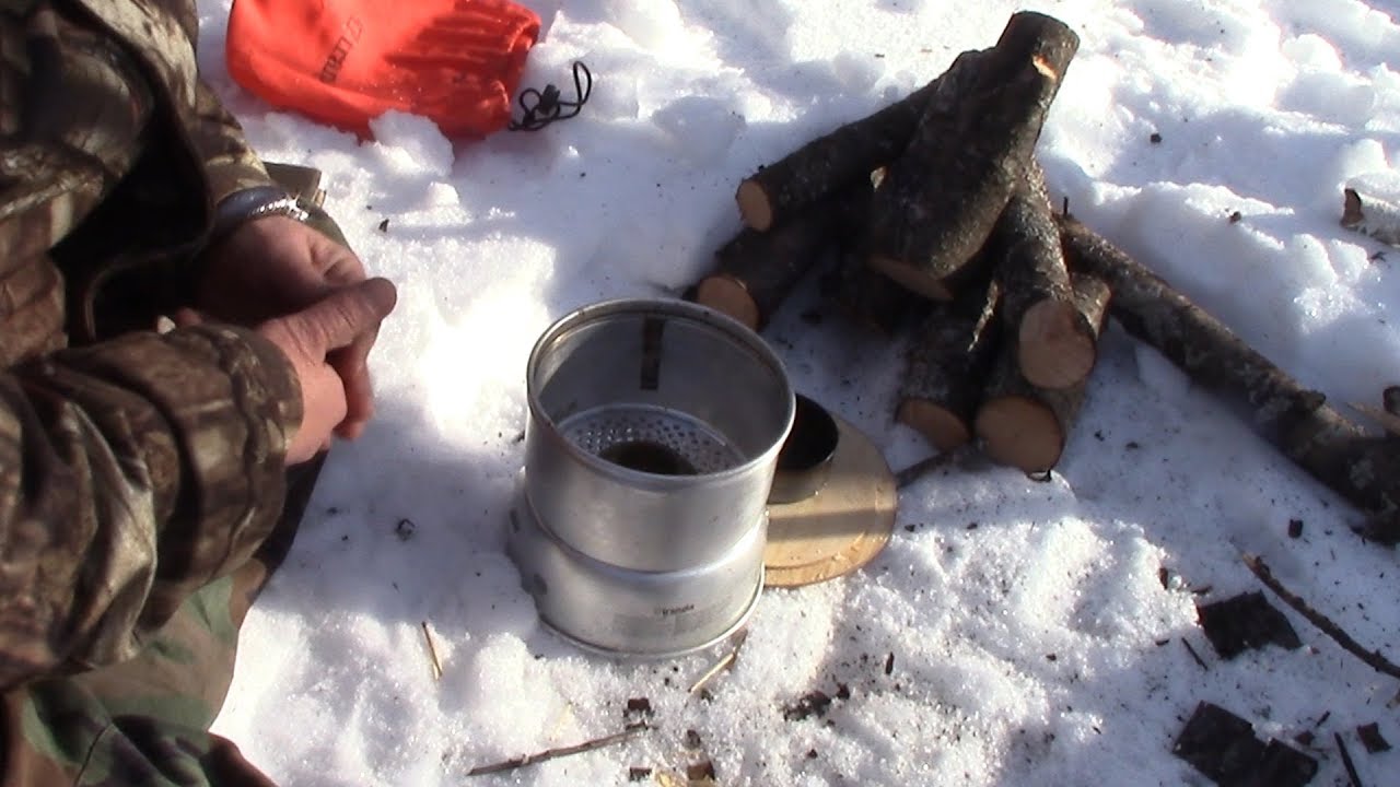 Using the Trangia Alcohol Stove in the Winter