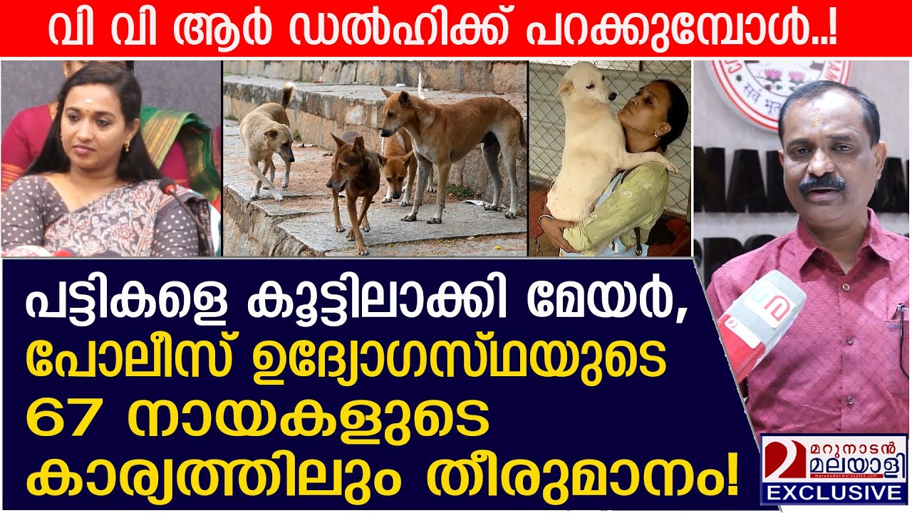 മേയർ പട്ടികളെ കൂട്ടിലാക്കി, ഡൽഹിയ്ക്ക് പറക്കുമ്പോൾ | stray dog issue