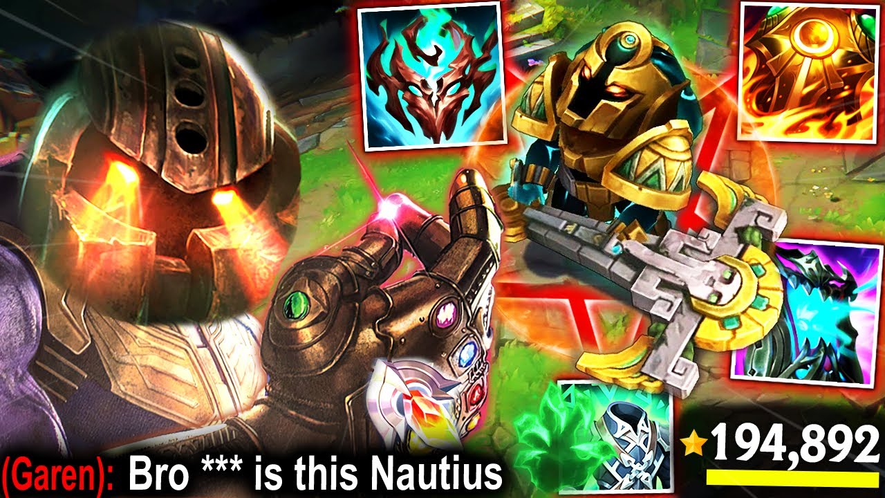 Garen couldn't believe how Broken My Immortal Nautilus Top Lane Build is while I SNAPPED HIS TEAM ⚓💀