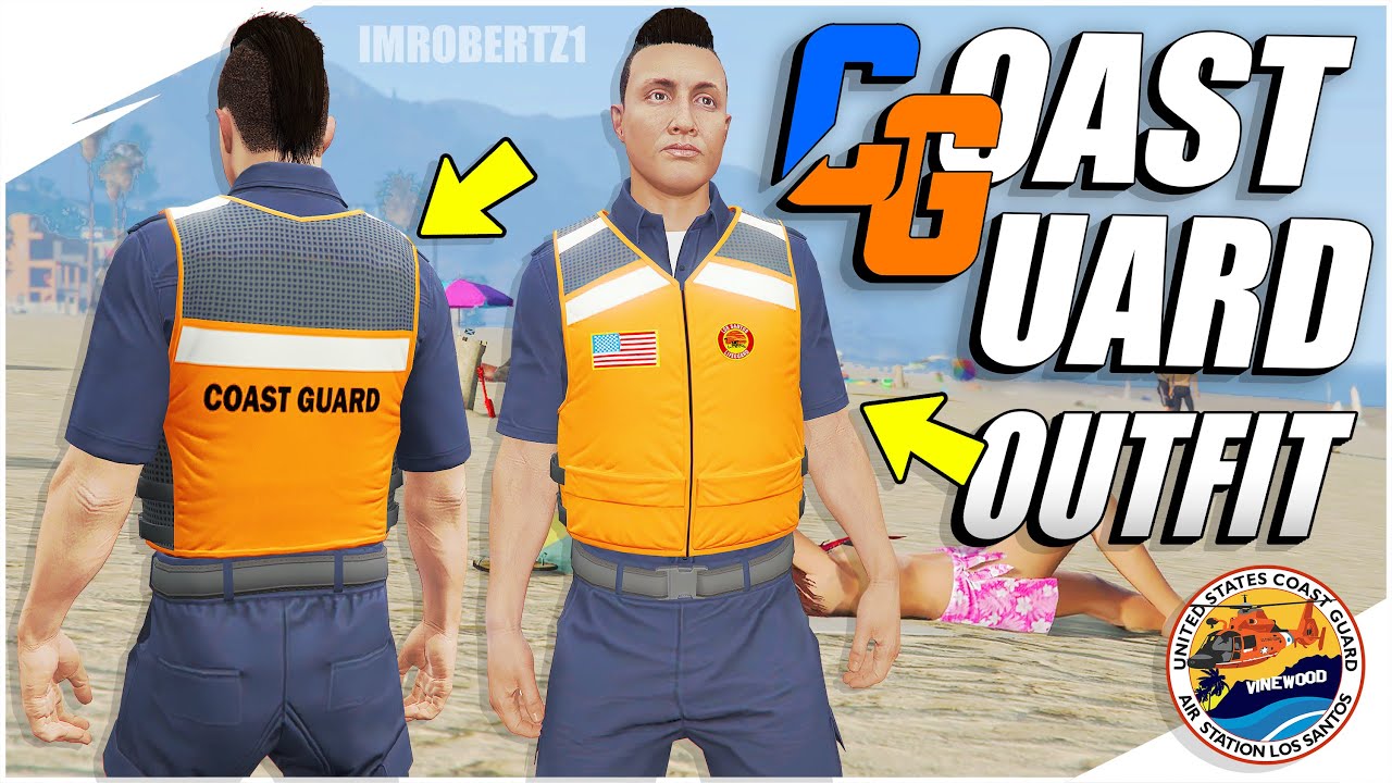 GTA 5 Lifeguard Coast Guard Outfit in GTA Online GTA 5 Glitches