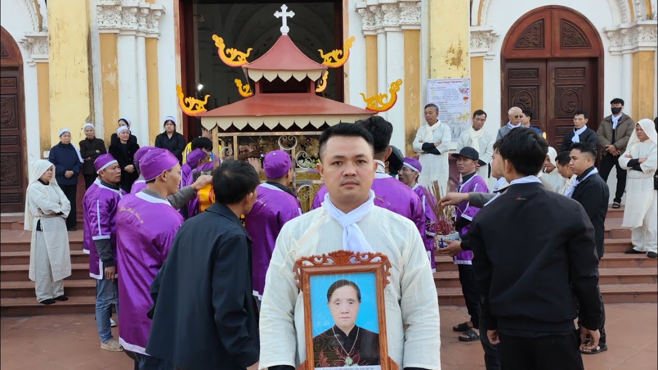 Lễ Truy Điệu Thánh Lễ an táng Tiễn đưa Cụ Maria Lâm Thị Nhường Giáo Xứ Tân Lý GP Bùi Chu 22/2/2026