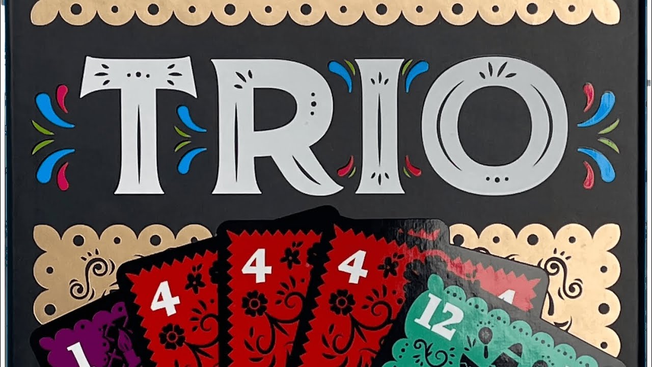 Trio Boardgame - “How To” Play Through