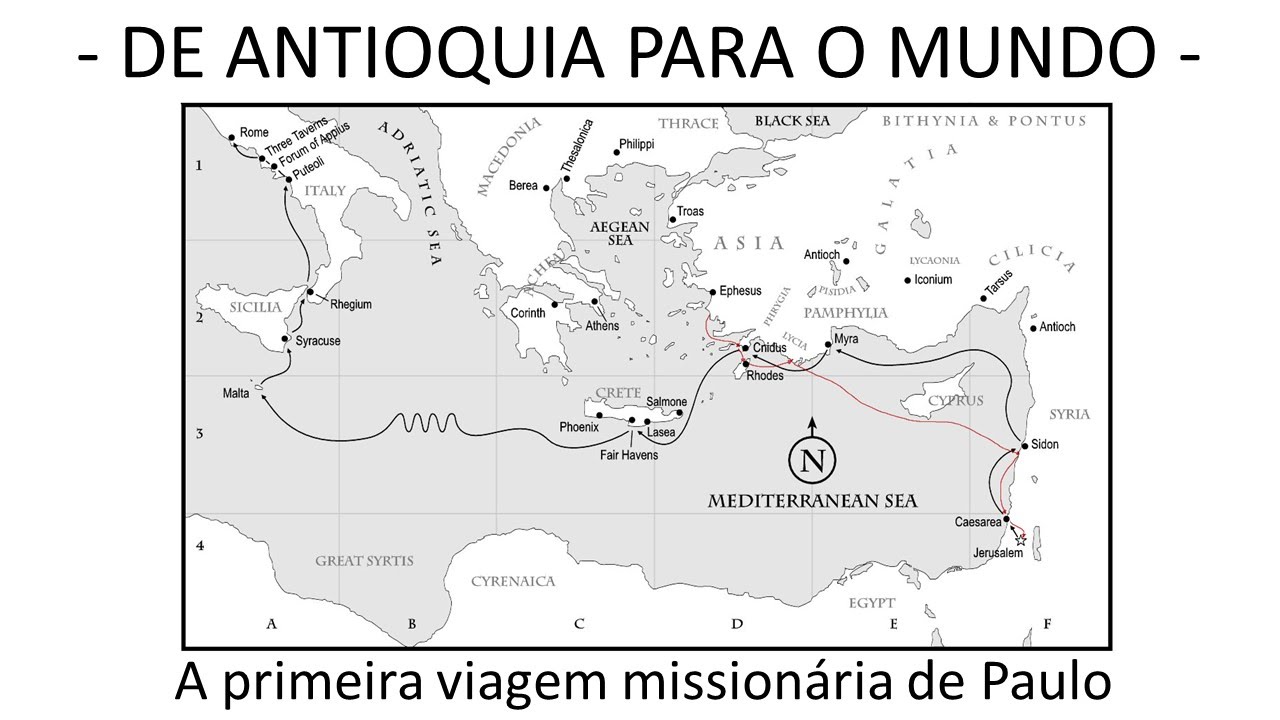DE ANTIOQUIA PARA O MUNDO - A primeira viagem missionária de Paulo