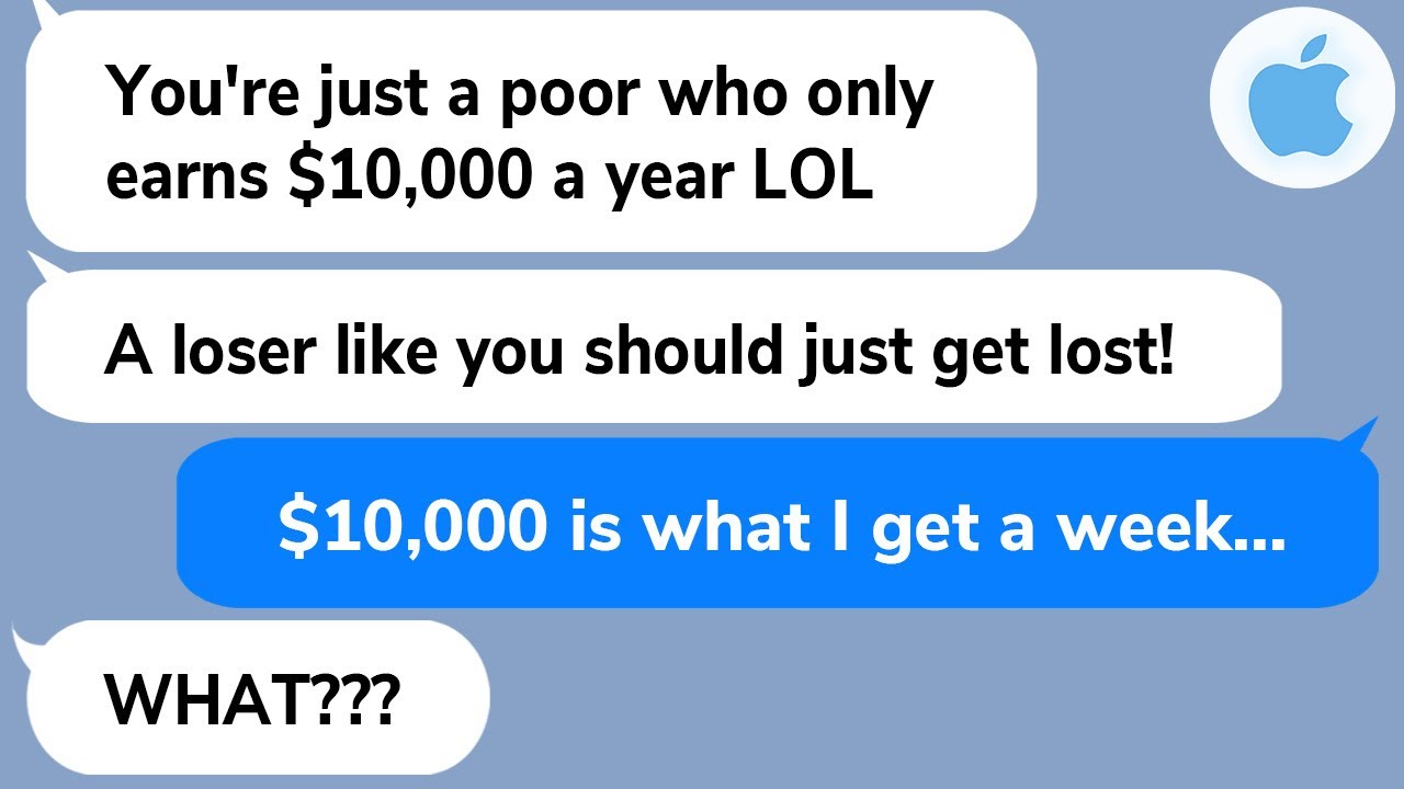 【Apple】My lil SIL mistakes me for an unemployed person and kicked me out of the house but the resul…