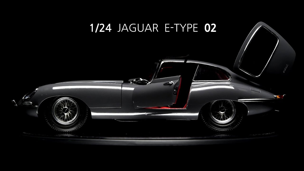 JAGUAR E-TYPE  1/24 HELLER - part 2