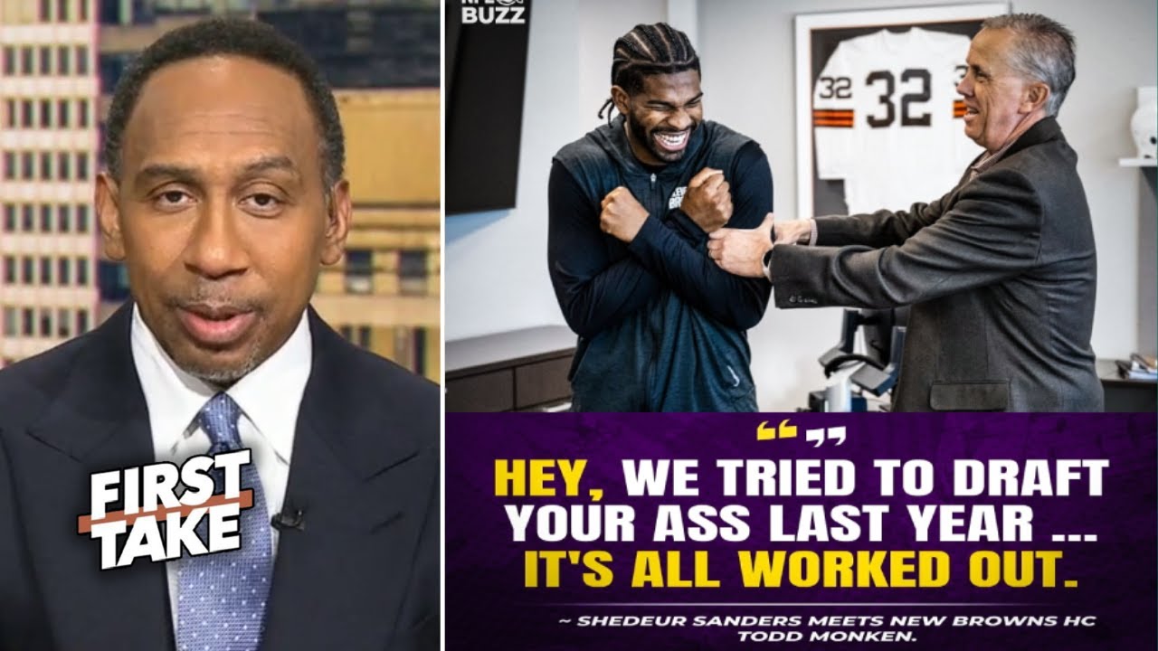 FIRST TAKE | Shedeur is Todd Monken's QB1 - Stephen A. Smith: Browns offense is problem next season