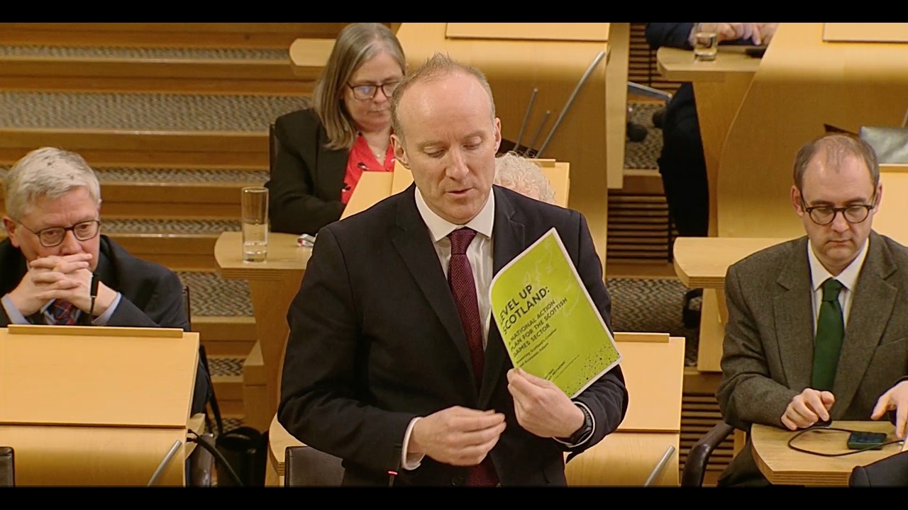 Debate: The Publication of Level Up Scotland: A National Action Plan for Scotland's Games Sector