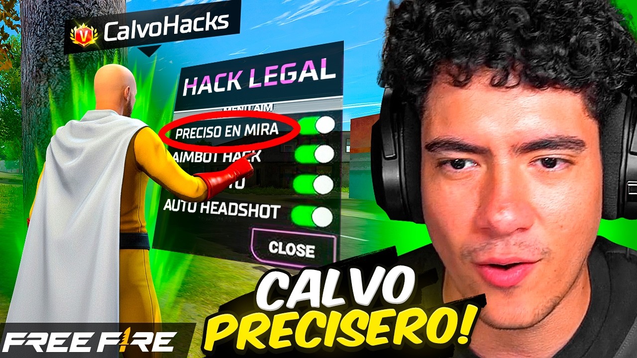 CALVO HACK USO PRECISO POR PRIMERA VEZ EN FREE FIRE!! - TheDonato Live
