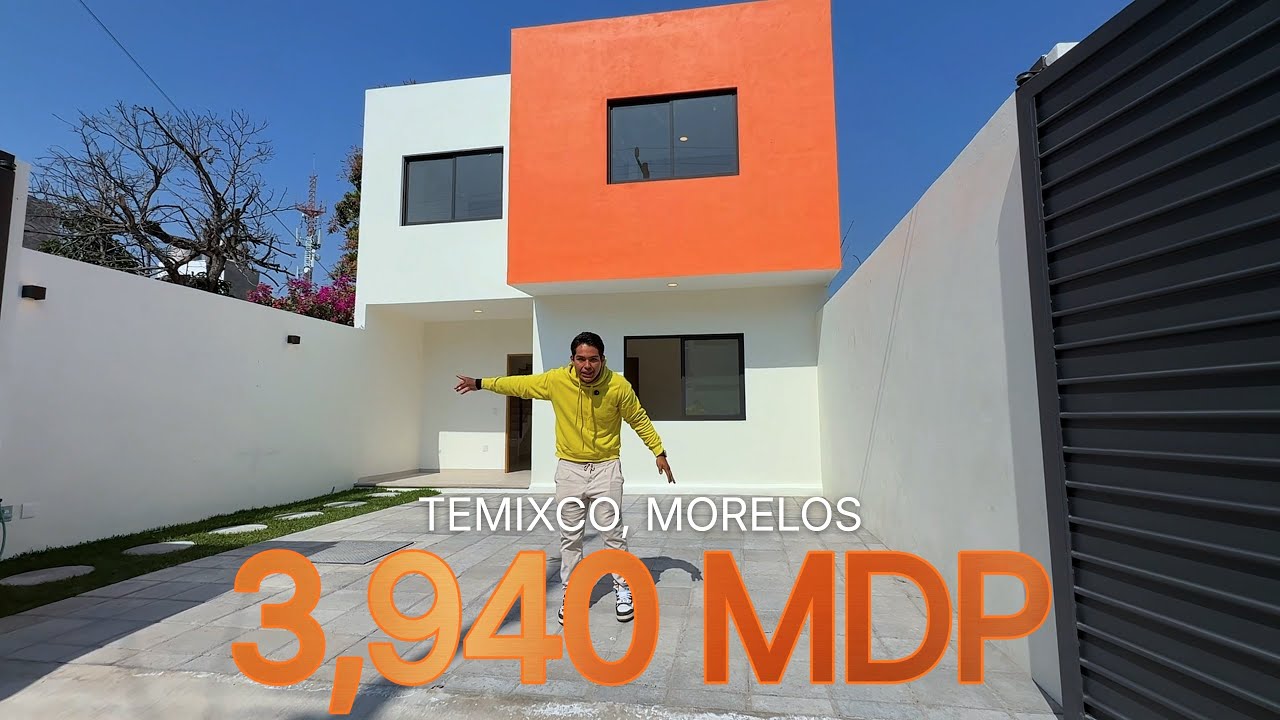 👉 ¿$3.94 MDP en Centro Temixco, Mor.? Casa 3 Recámaras en Privada 24/7 🏡