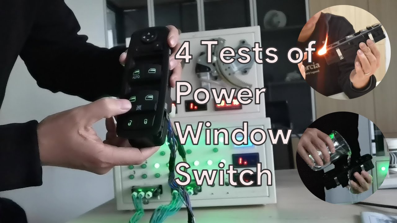 Power Window Switch Product Test DIY for 4 Functions