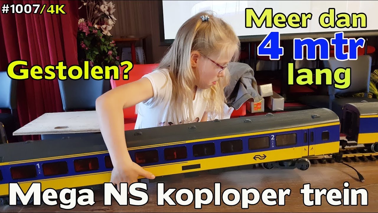 Papa heeft een MEGA KOPLOPER van de NS gekocht voor zijn LGB TREINBAAN. Terug na diefstal? 