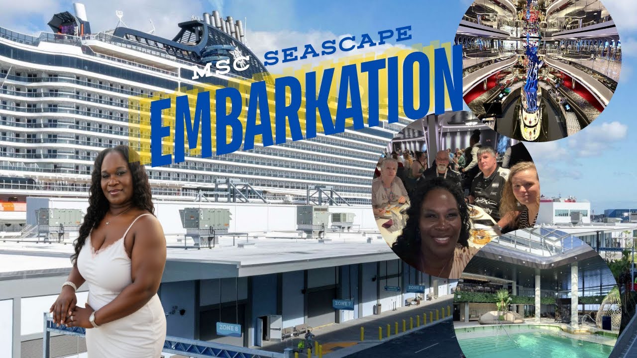 MSC Seascape Embarkation and Spa Tour