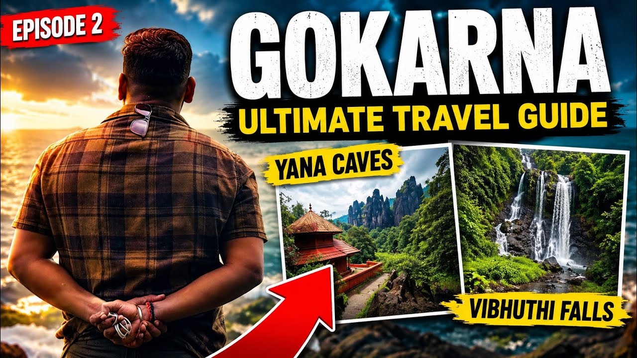 🏄‍♂️EXPLORING GOKARNA | YANA CAVES | VIBHUTHI FALLS | WORTHY PLACES TO SEE IN GOKARNA | TRAVEL GUIDE