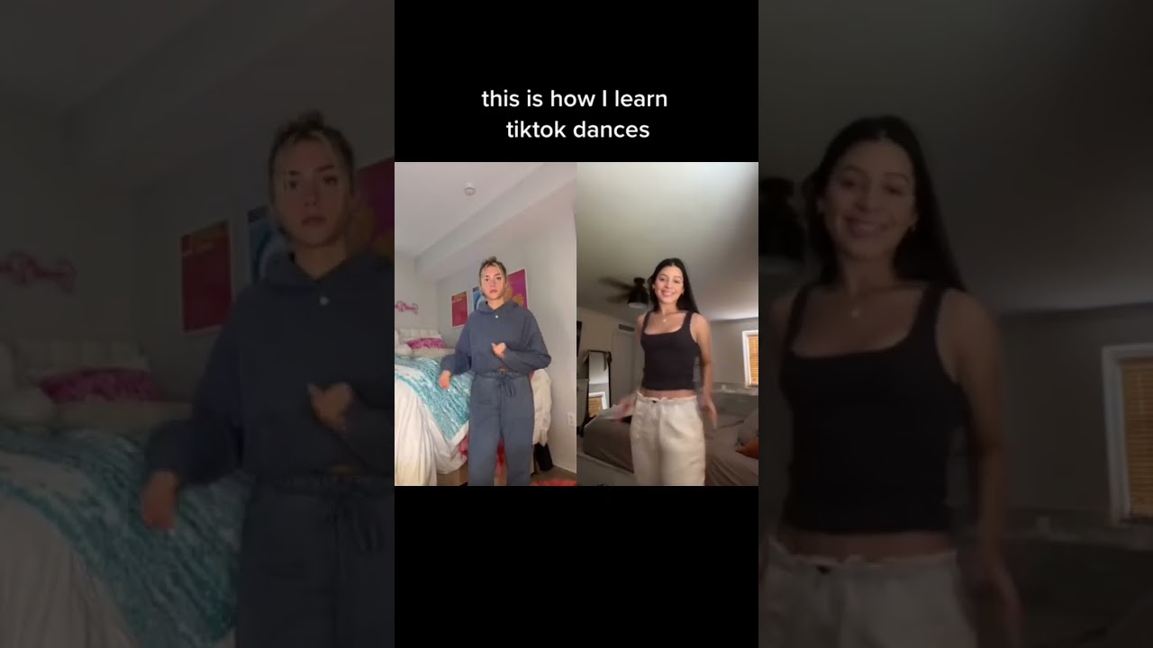 how I learn tiktok dances fast! #shorts #dance