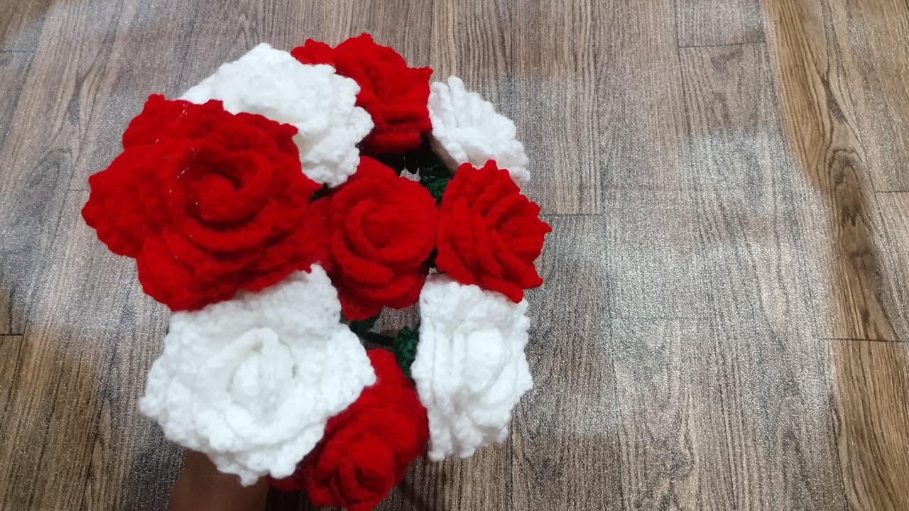 Wow 😲 crochet bridal bouquet 💐 beautiful and easy  | how to crochet bouquet for beginners friendly 