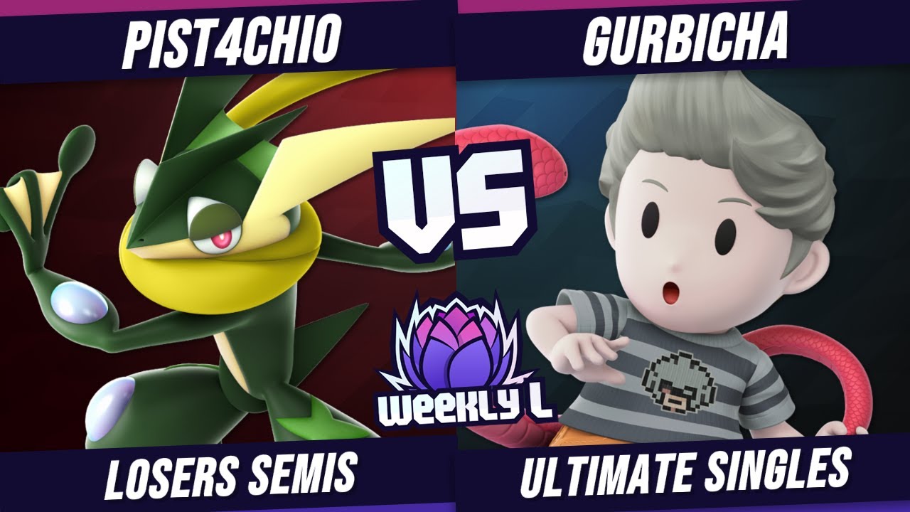 Pist4chio vs Gurbicha - Losers Semis - Weekly L #192 | Greninja vs Lucas