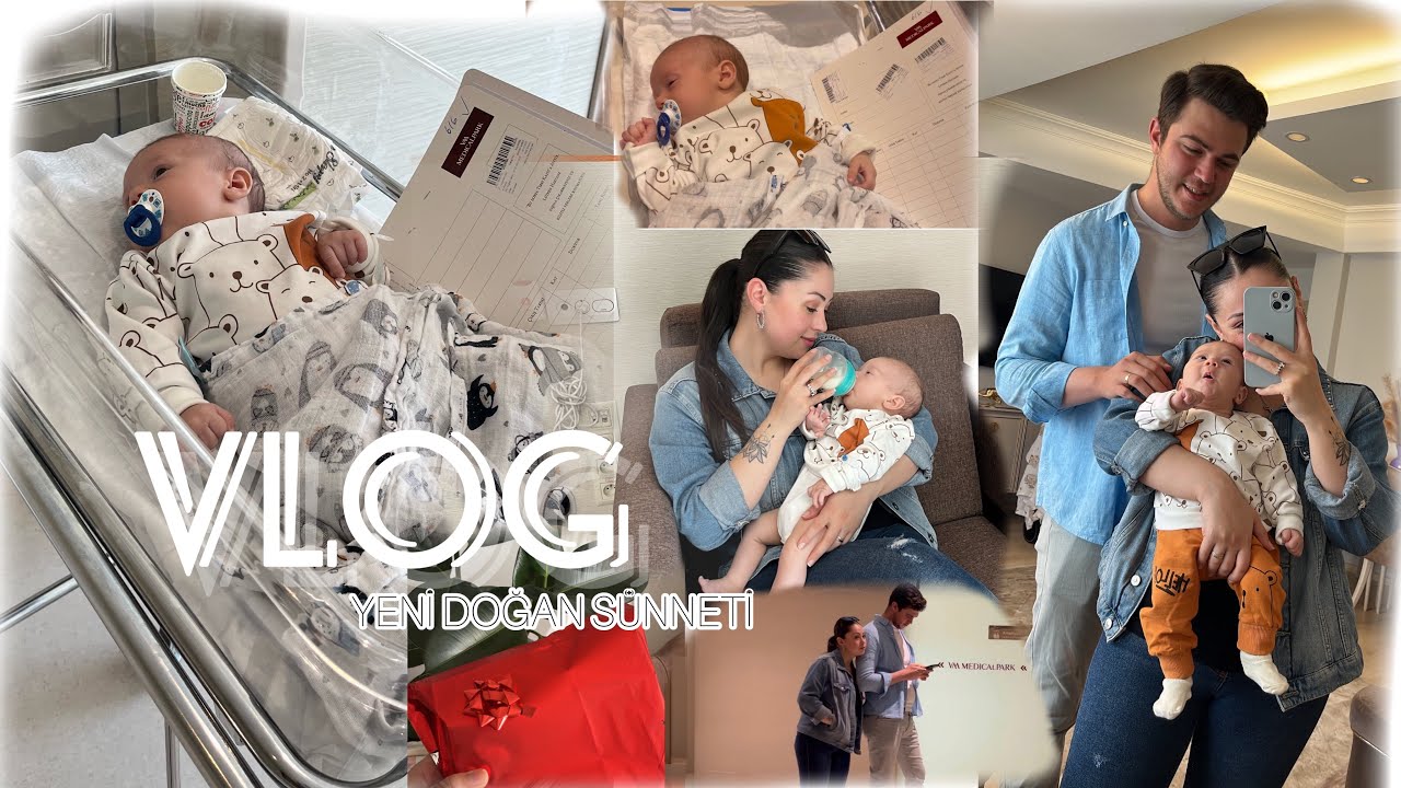 VLOG || BENİM İÇİN ZORLU BİR GÜN | YENİDOĞAN SÜNNETİ | NOYAN SÜNNET OLDU | SÜRPRİZ HEDİYE 🎁
