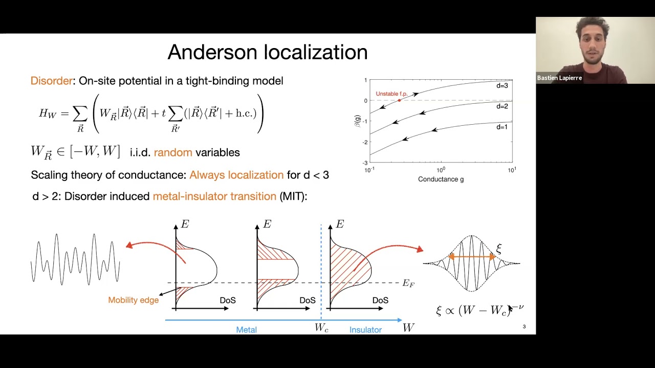 “Topologically Localized Insulators” by Bastien Lapierre