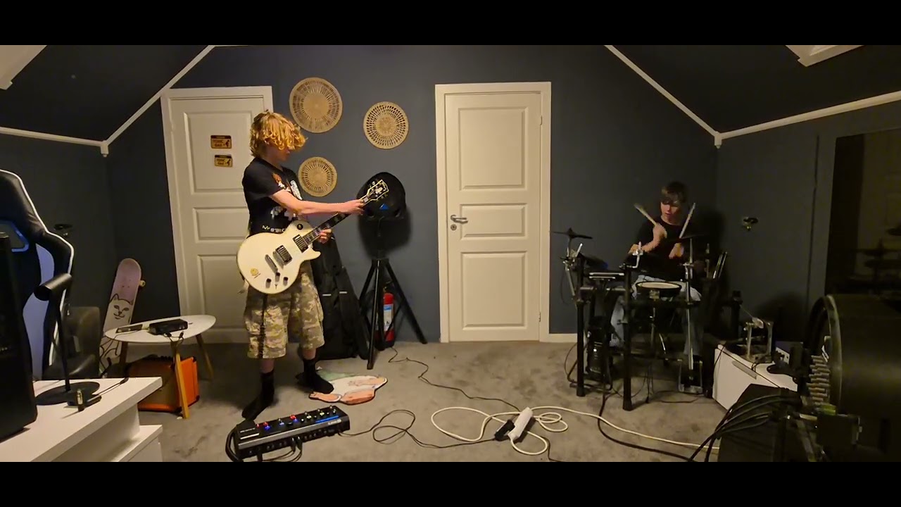 Pantera - Walk guitar and drum cover