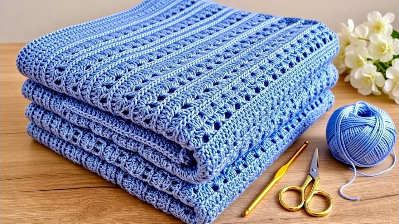 Learn the Easiest Crochet Blanket Stitch Ever! Full Beginner Tutorial