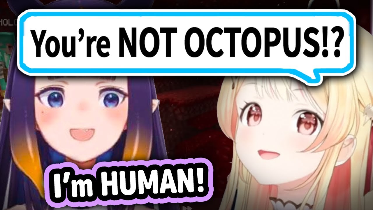 Kanade Finds Out Ina Is Actually Human And Not An Octopus【Hololive】