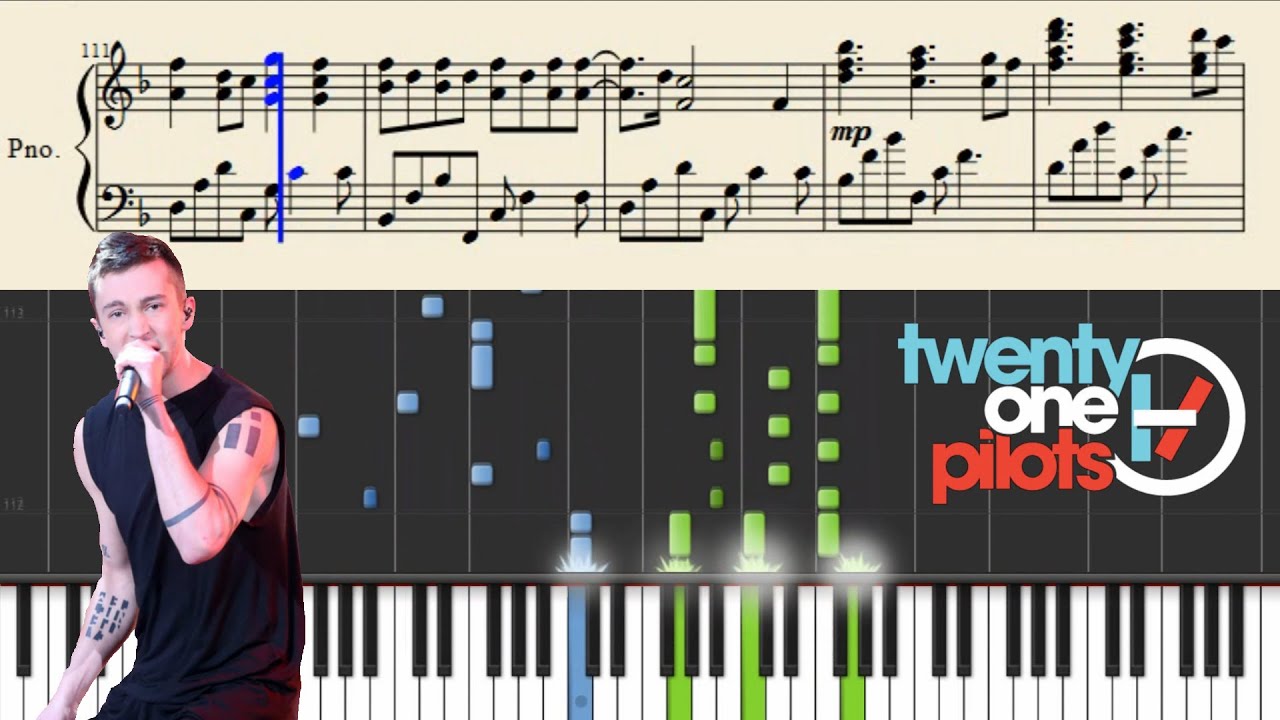 twenty one pilots: Forest - Advanced Piano Tutorial + Sheets