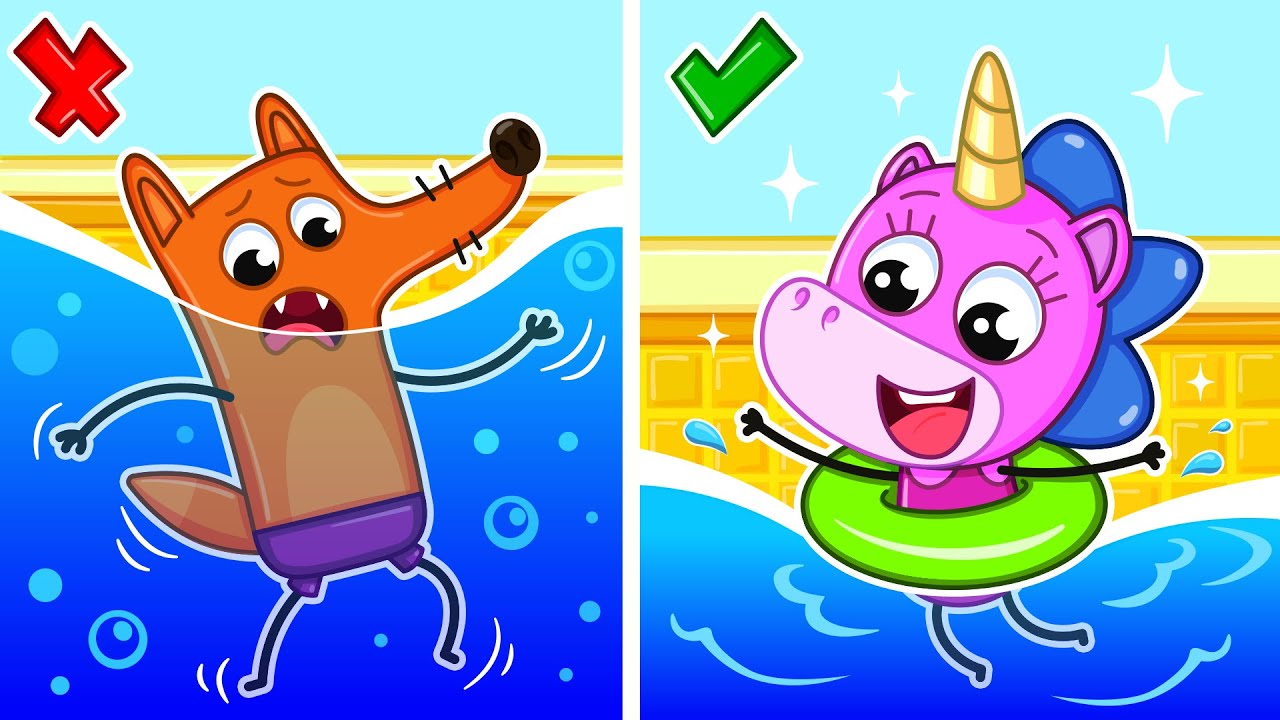 Play Safe at the Swimming Pool! | Summer Fun for Kids & More Best Kids Cartoons 🏊🤔 | Teeny Mimi🦄