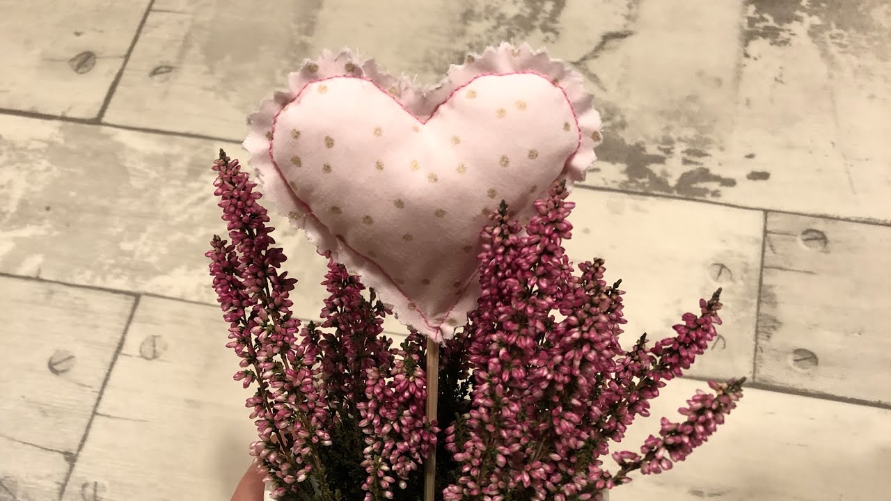 DIY Stoffherzchen N&auml;hen