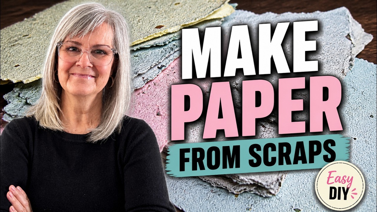 Turn Trash into Treasure: Make Your Own Paper From Scratch