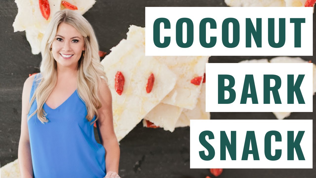Coconut Bark Recipe (4-Ingredient Snack!)