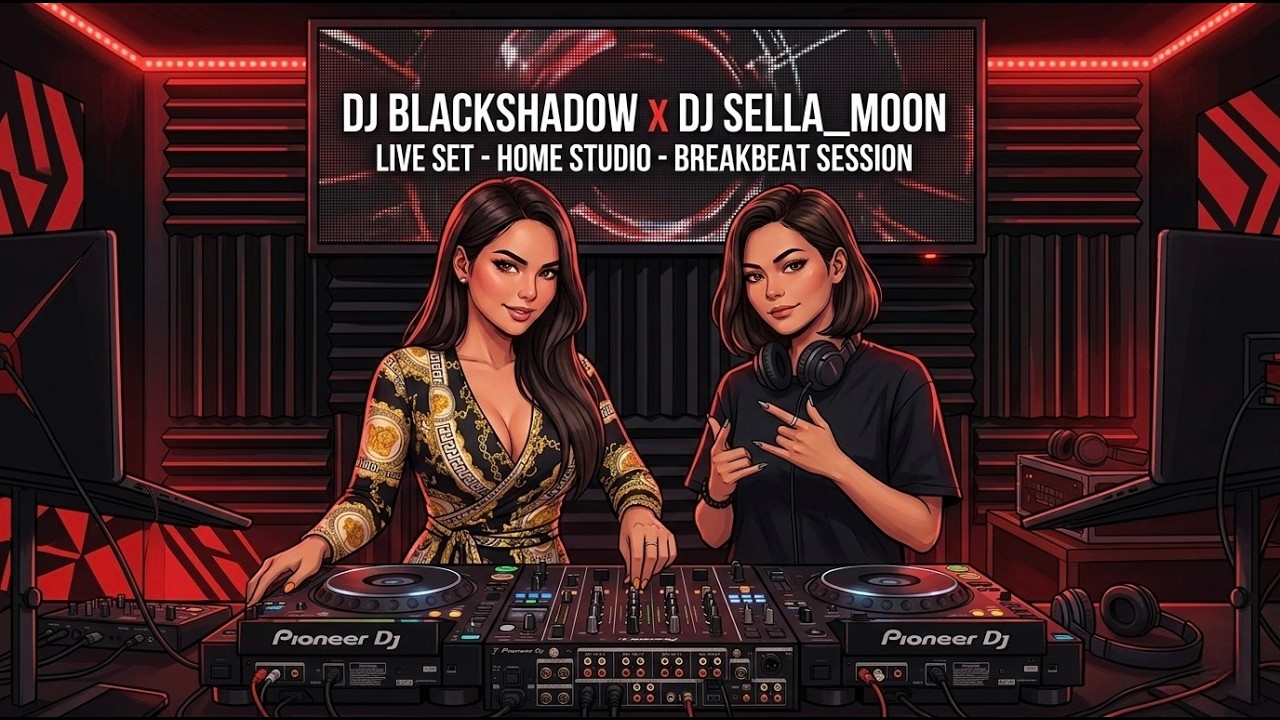 DJ Sella_Moon Datang ke Studio DJ BlackShadow – Breakbeat Live XDJ-AZ BASS GACOR VIRAL TIKTOK 2026!💣