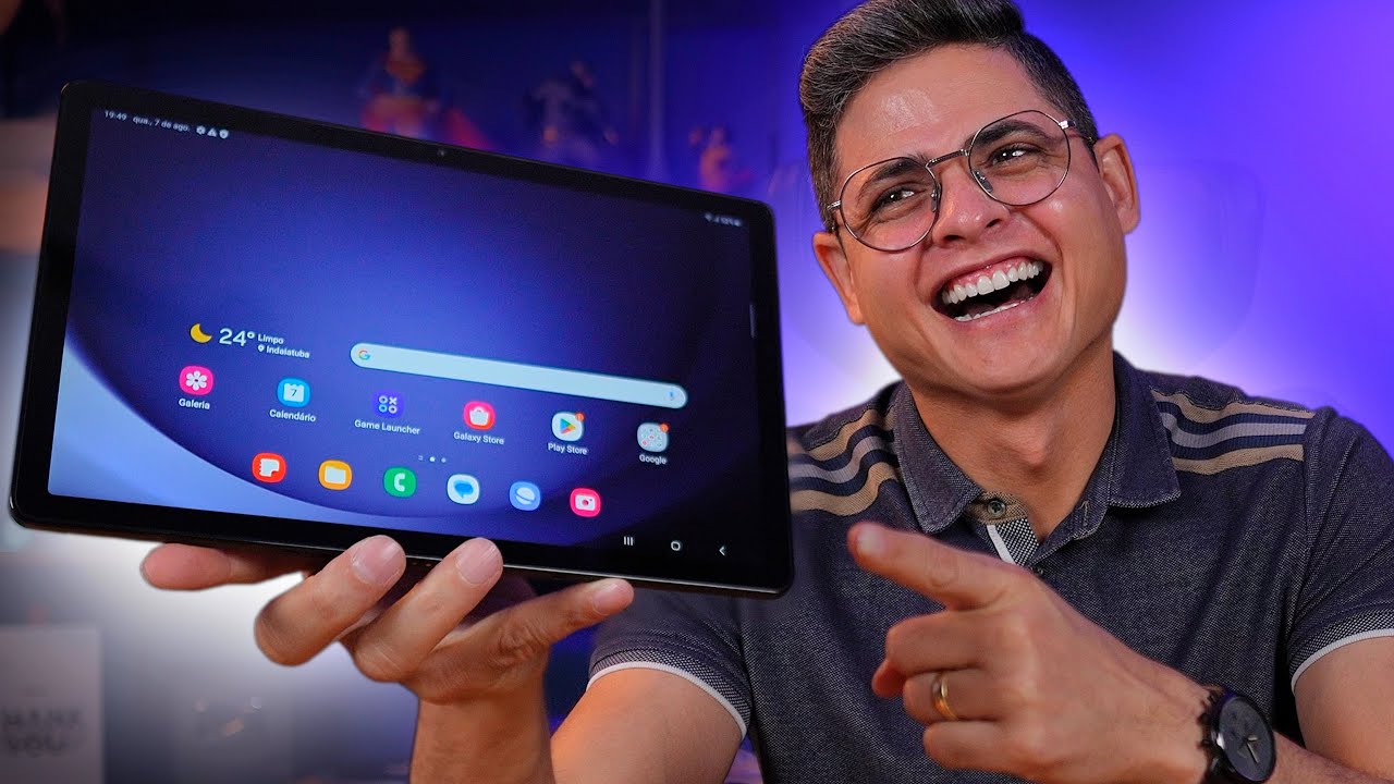UM TABLET BOM E BARATO? Esse é o Galaxy Tab A9+ 5G da SAMSUNG! Unboxing e Impressões