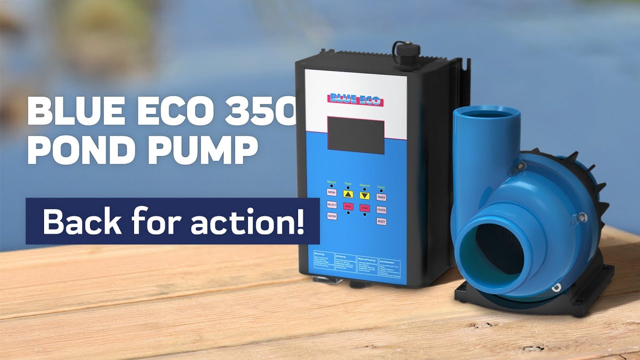 Blue Eco pond pump - Back for action! 💥