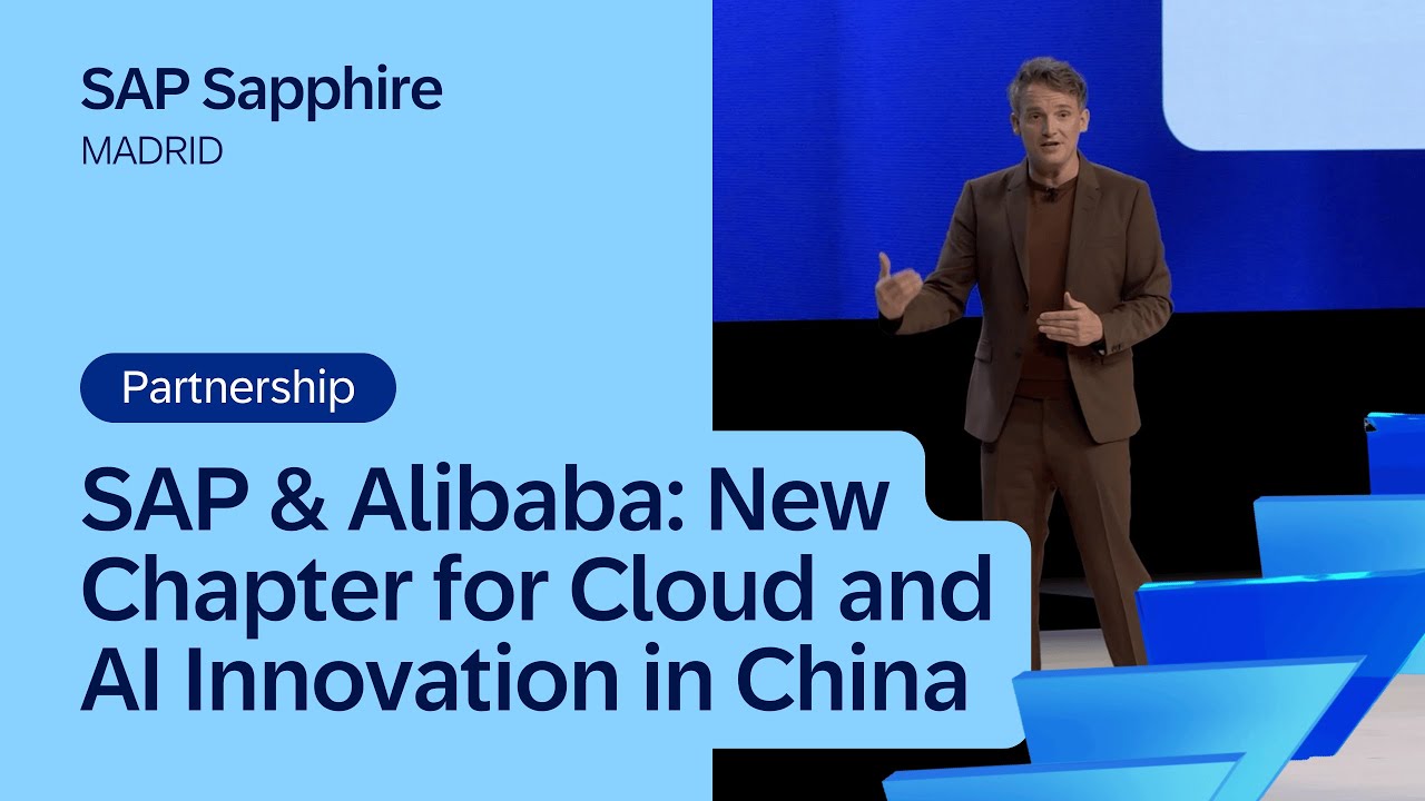 SAP & Alibaba: New Chapter for Cloud and AI Innovation in China | SAP Sapphire Madrid 2025