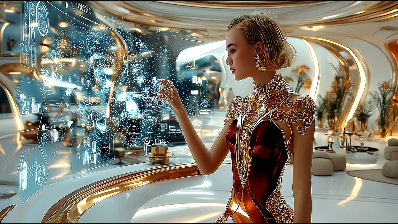 Futuristic Metropolis 2050 AI Cities, Flying Transit & Neon World