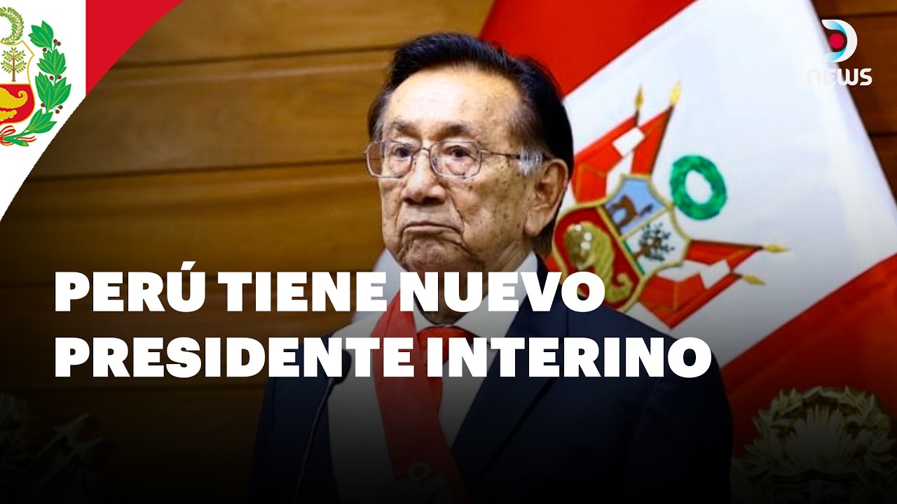 ¿Quién es José María Balcázar, el nuevo presidente interino de Perú? | DNews
