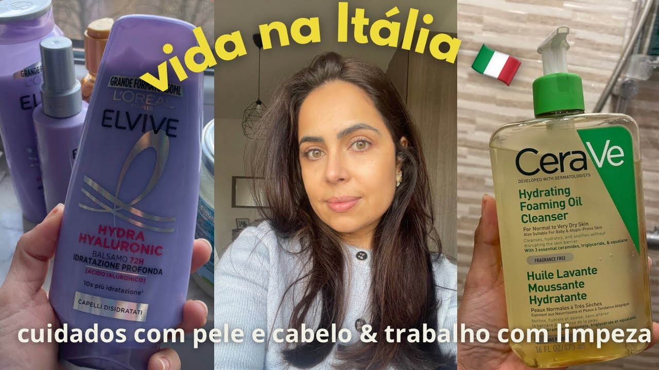 minha vida na Italia: meu trabalho de faxina e baba & produtos de skincare e cabelo