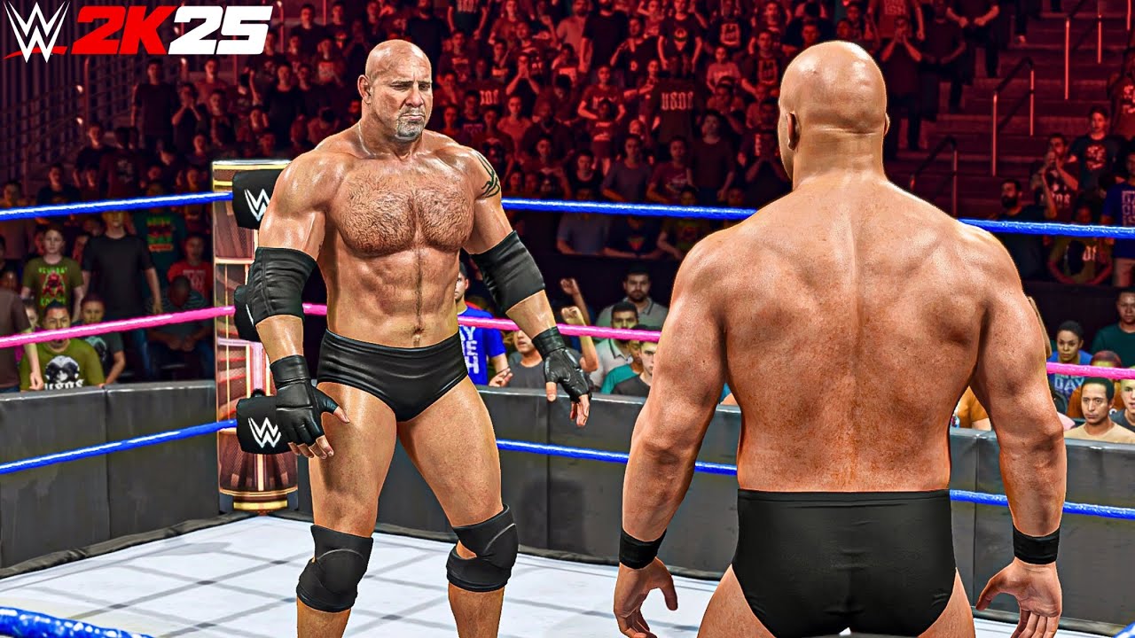WWE 2K25 - Goldberg vs. Stone Cold Steve Austin - No Holds Barred Match