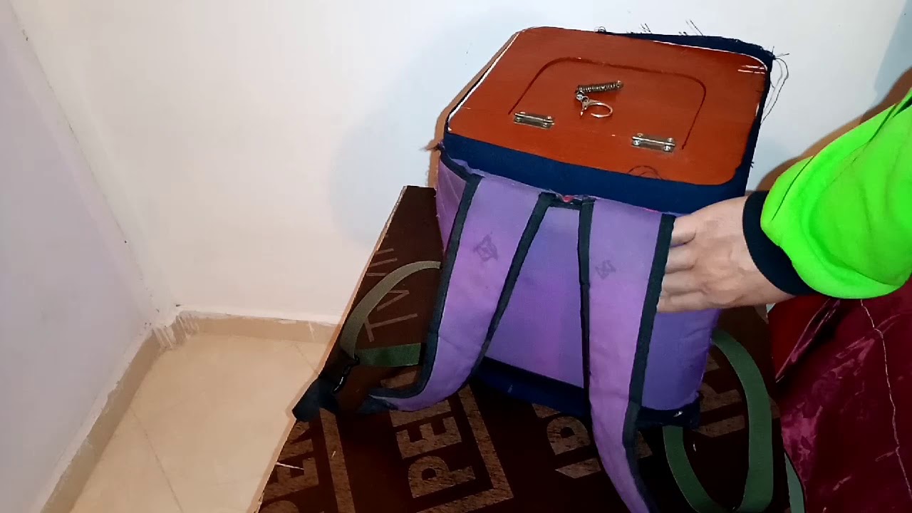 طريقة صنع سلة خاصة بالصياد   how to make a fishikman's basket
